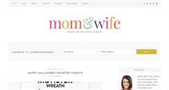 Desktop Screenshot of momandwife.com